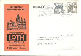 STATIONERY  MAINZ 1988 - Privé Briefomslagen - Gebruikt
