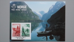 Norwegen 899/900 Yt 855/6 Maximumkarte MK/MC, SST JONKÖPING 1986, Sportfischen - Maximum Cards & Covers