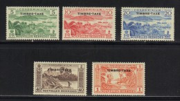 NOUVELLES HEBRIDES N° Taxes 36 à 40 * - Postage Due