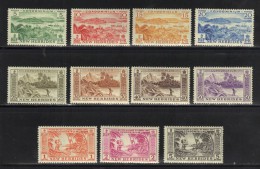 NOUVELLES HEBRIDES N° 186 à 196 * - Unused Stamps