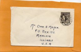 Australia Old Cover Mailed To USA - Brieven En Documenten