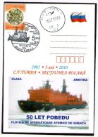 Nuclear Icebreakers: - 50 Let Pobedu. Turda 2010. - Barcos Polares Y Rompehielos