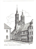 Allemagne: Gottingen, Paulinerstrasse Mit St. Johannis (14-244) - Göttingen