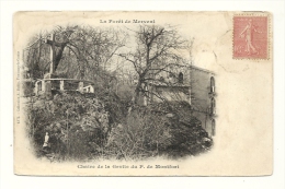 Cp, 85, Forêt De Mervent, Chaire De La Grotte Du P. De Montfort, Voyagée 1905 - Andere & Zonder Classificatie