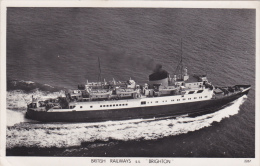 EUROPE,ROYAUME UNI,UNITED KINGDOM,angleterre,BRITISH RAILWAYS,BRIGHTON,BATEAU A  VAPEUR EN 1959 - Brighton