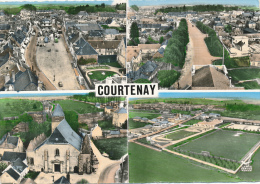 COURTENAY  - Carte 4 Vues - Courtenay