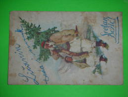 Croatia,Lika,christmas Tree,ethnics,vintage Postcard - Ohne Zuordnung