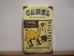 PAQUET VIDE 1944 CAMEL DEBARQUE EN FRANCE - Etuis à Cigarettes Vides
