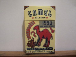 PAQUET VIDE 1990 CAMEL ARRIVE EN RUSSIE - Empty Cigarettes Boxes