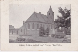 Ghistel. -  Zicht Op De Kerk Van 't Prioraat." Ten Putte."  Verzonden In 1900??? - Kaart In Slechte Staat Zie Scan. - Gistel