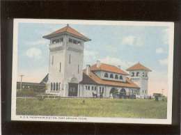 K.C.S. Passenger Station Port Arthur Texas édit. Curio Art Store , Gare De Chemin De Fer - Altri & Non Classificati