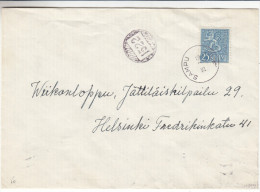 Finlande - Lettre De 1955 - Cachet Rural Du Facteur - Oblitération Sampu - Covers & Documents