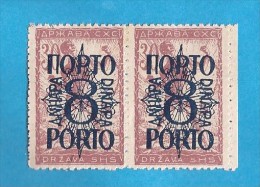 1920  48 I-50 I PORTO SHS SLOVENIJA VERIGARI JUGOSLAVIJA  PERF-  11 1-2  NEVER HINGED - Unused Stamps