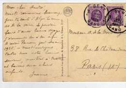 1371  Postal Gent Gand 1925 Belgica - Briefe U. Dokumente