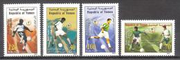 ** YEMEN CAMPIONATI MONDIALI DI CALCIO / SOCCER COREA/GIAPPONE 4 V. MNH - 2002 – Zuid-Korea / Japan