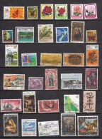 NOUVELLE ZELANDE LOT DE  32 TIMBRES OBLITERES DIFFERENTS - Collections, Lots & Series