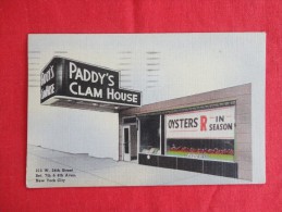 New York City > Manhattan-- Paddy's Clam House  1947 Cancel   Linen  Ref 1145 - Manhattan