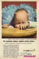 # DC DOUGLAS 1960s Italy Advert Publicitè Publicidad Reklame Airlines Airways Aviation Airplane Children - Pubblicità