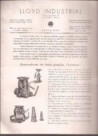 Documento Con Gráficos, Lloyd Industrial De Barcelona - Spanje