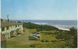Taft OR Oregon, Ocean Terrace Motel, Highway 101 Lodging, Auto C1960s Vintage Postcard - Otros & Sin Clasificación