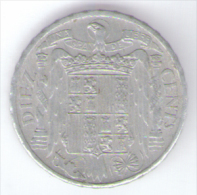 SPAGNA 10 CENTS 1953 - 10 Centesimi