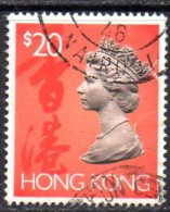 Hong Kong QEII 1992 $20 Definitive, Fine Used - Usados