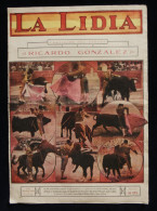 ESPAGNE TAUROMACHIE Revue  LA LIDIA Artistas Del Toreo RICARDO GONZALEZ Enrique TORRES 1926 - [4] Themen