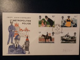 39/534     FDC   G.B. - Polizei - Gendarmerie