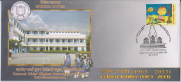 India  2013  Carmel Girls Higher Secondary School, Thycaud Education Special Cover # 81105  Inde Indien - Brieven En Documenten