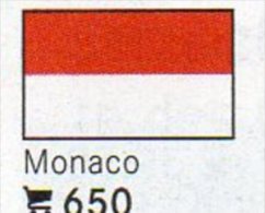 Set 6 Flaggen-Sticker Monaco In Farbe 7€ Zur Kennzeichnung Von Alben Und Sammlung Firma LINDNER #650 Flag Of Fürstentum - Zubehör