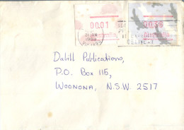 (565) Cover Posted In Australia To Woonana In 1988 - Platypus Label - Brieven En Documenten