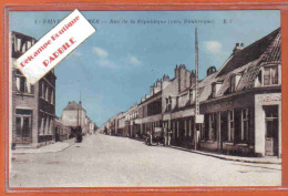 Carte Postale 59. Saint-Pol-sur-mer Prés Dunkerque Café Tabac Au Bon Coin Rue De La République Trés  Beau Plan - Saint Pol Sur Mer