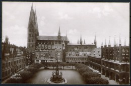 Lübeck Marktplatz - Trinks Fotokarte Um 1929 - Lübeck