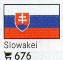 6-set Flaggen-Sticker Slowakei In Farbe 7€ Zur Kennzeichnung Von Alben+ Sammlungen Firma LINDNER #676 Flags Of SLOVENSKO - Non Classificati