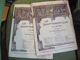 Lot 2  Revues Saint Hubert Club Illustré 1914 Chasse Braconnier - Jacht/vissen