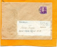 Czechoslovakia Old Cover Mailed To France - Lettres & Documents