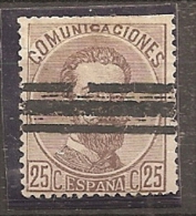 ESPAÑA 1872 - Edifil #124s Sin Goma (*) - Unused Stamps
