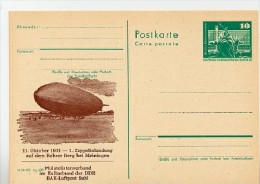 DDR P79-38a-81 C170-a Postkarte ZUDRUCK Zeppelinlandung Meiningen Typ 1 1980 - Privé Postkaarten - Ongebruikt