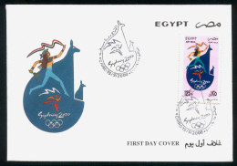 EGYPT / 2000 / SPORT / SUMMER OLYMPIC GAMES / SYDNEY 2000 / FDC - Cartas & Documentos