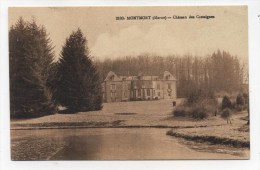 CPA  51   : MONTMORT   Château Des Castaignes  A VOIR  !!!!!! - Montmort Lucy