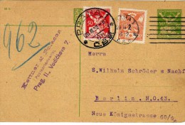 1388 Entero Postal Praha 1922 Checoslovaquia - Ansichtskarten