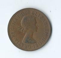 Elizabeth II Dei Gratia Regina Fd 1962 One Penny - D. 1 Penny