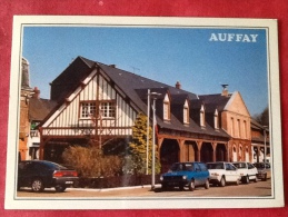 France Auffay. La Halle Et, En Prolongement, La Mairie. -> Belgique ( Auto Car Voiture Wagen Volkwagen VW ) - Auffay