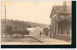 SAINTE GENEVIEVE BONVILLER LA GARE INTERIEURE,ARRIVEE DU TRAIN ! REF 6774 - Sainte-Geneviève