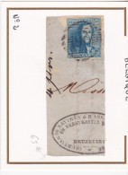 BELGIQUE  No 2  TB  OBLITERE SUR FRAGMENT - 1849 Epaulettes