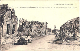 60 LASSIGNY RUE EN RUINES - Lassigny