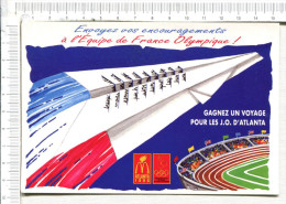 EQUIPE De FRANCE  OLYMPIQUE  -    ATLANTA   -   Encouragements - Olympische Spiele