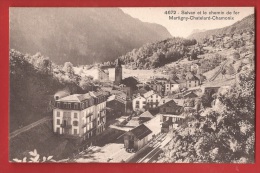 BSA-34 La GAre De Salvan Ligne Martigny-Chamonix  Non Circulé, LB - Martigny