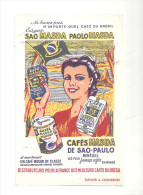 Buvard Cafés MASDA De SAO-PAULO Brésil Le Plus Fameux Des Cafés Du Monde - Caffè & Tè