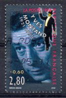 France ; 1994 ;n°Y : 2901 ; Ob ; "  Yves Montand " ; Cote Y (2006) :    1.50   E. - Otros & Sin Clasificación